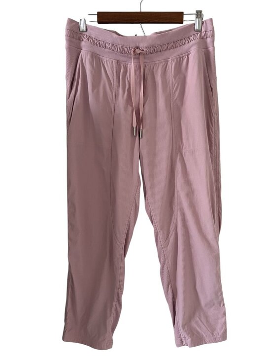 lululemon athletica Pants - Lululemon Dance Studio Mid-Rise Lined Crop Pants In Pink Peony Size 10